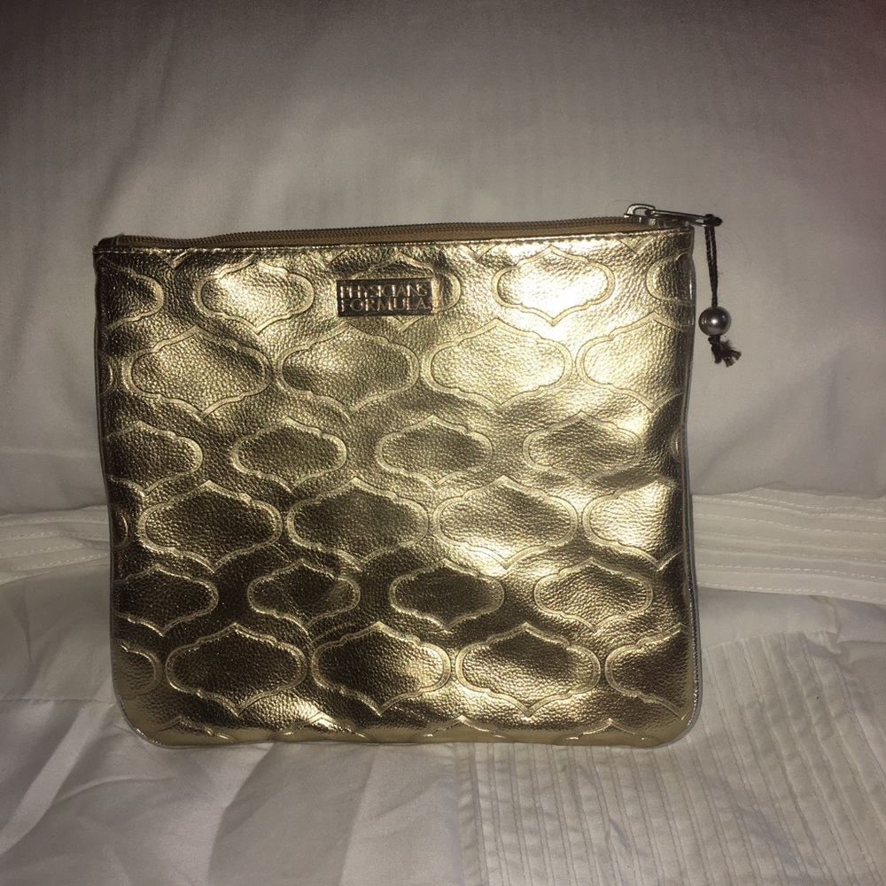 Physicians formula Large gold makeup bag